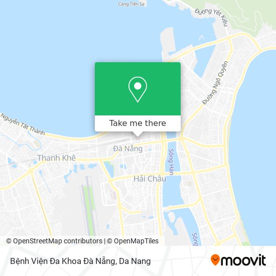 Bệnh Viện Đa Khoa Đà Nẵng map