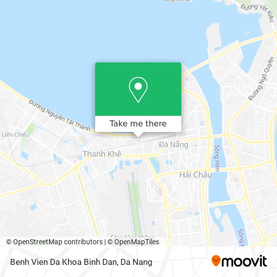 Benh Vien Da Khoa Binh Dan map