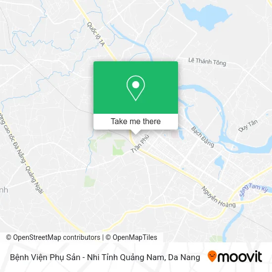 Bệnh Viện Phụ Sản - Nhi Tỉnh Quảng Nam map