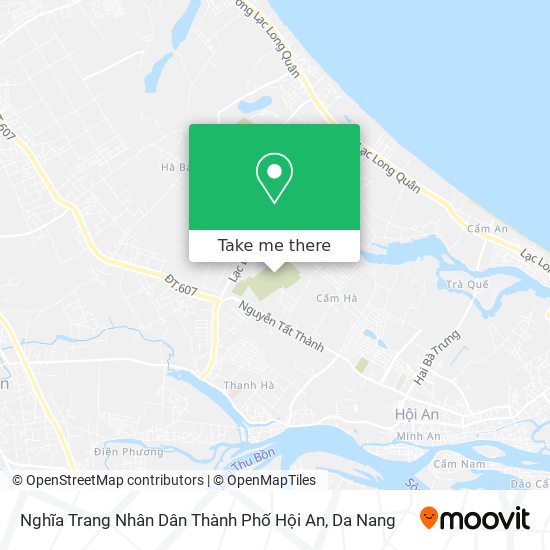 Nghĩa Trang Nhân Dân Thành Phố Hội An map