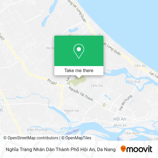 Nghĩa Trang Nhân Dân Thành Phố Hội An map