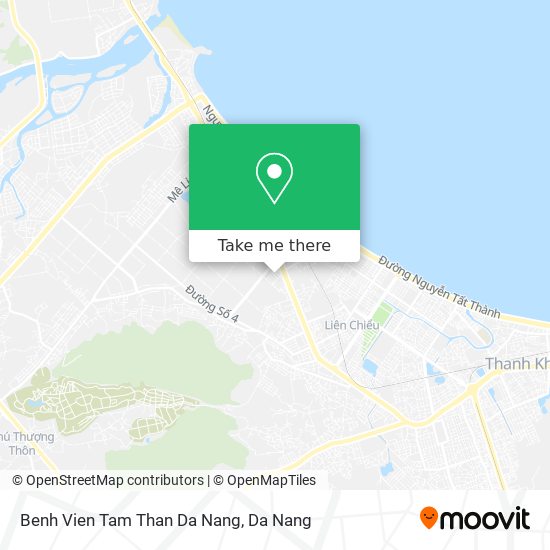 Benh Vien Tam Than Da Nang map
