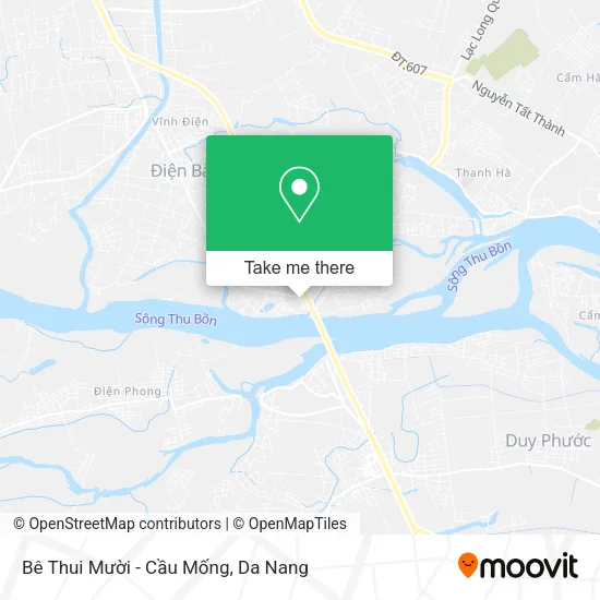 Bê Thui Mười - Cầu Mống map