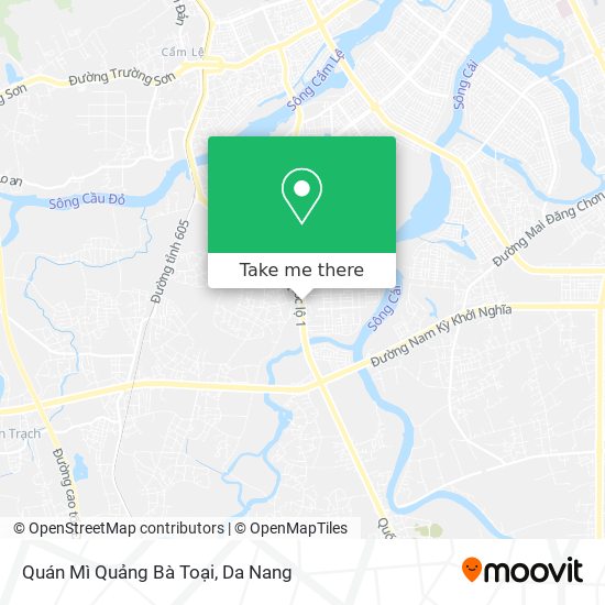 Quán Mì Quảng Bà Toại map