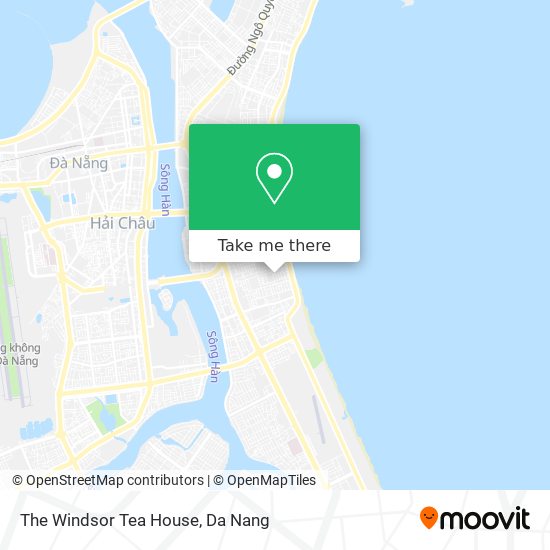 The Windsor Tea House map
