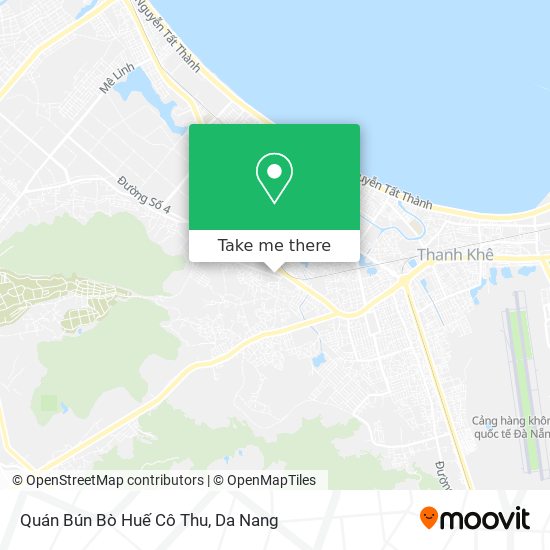 Quán Bún Bò Huế Cô Thu map