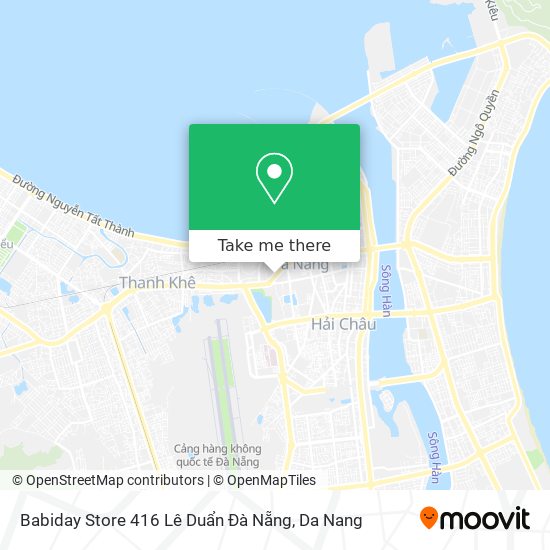 Babiday Store 416 Lê Duẩn Đà Nẵng map