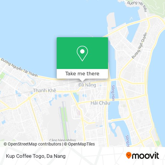 Kup Coffee Togo map