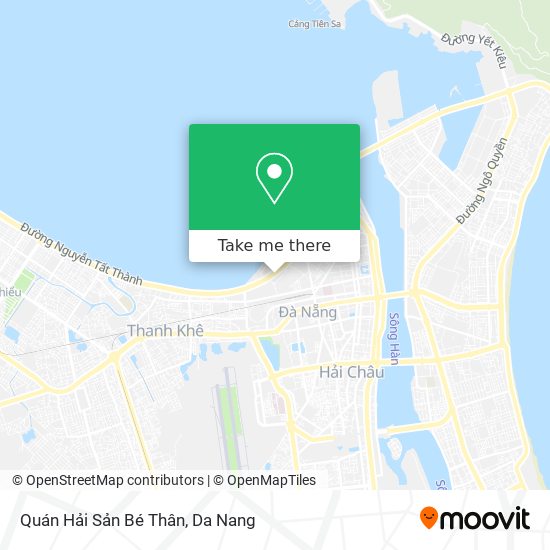 Quán Hải Sản Bé Thân map