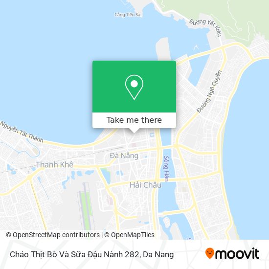 Cháo Thịt Bò Và Sữa Đậu Nành 282 map