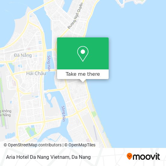 Aria Hotel Da Nang Vietnam map