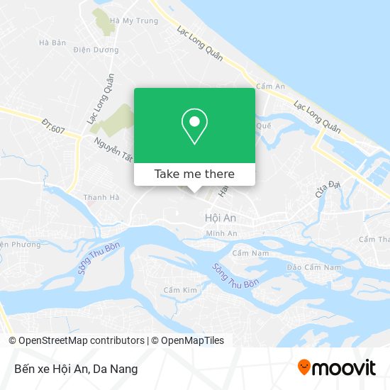 Bến xe Hội An map