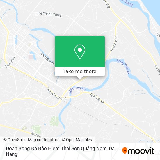Đoàn Bóng Đá Bảo Hiểm Thái Sơn Quảng Nam map