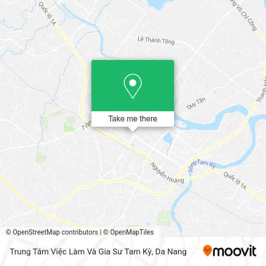 Trung Tâm Việc Làm Và Gia Sư Tam Kỳ map