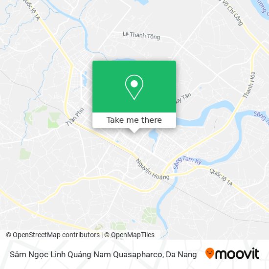 Sâm Ngọc Linh Quảng Nam Quasapharco map