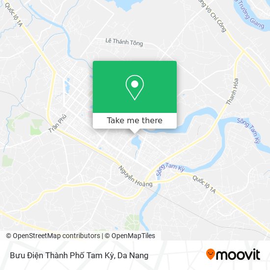 Bưu Điện Thành Phố Tam Kỳ map