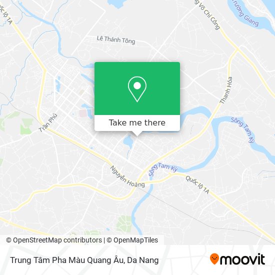Trung Tâm Pha Màu Quang Âu map