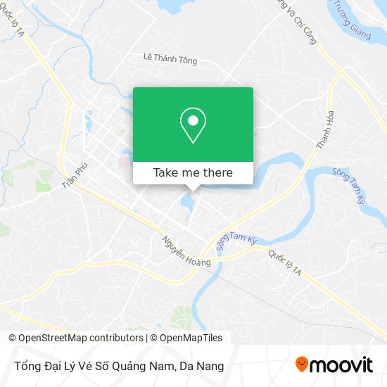 Tổng Đại Lý Vé Số Quảng Nam map