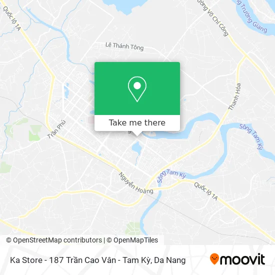 Ka Store - 187 Trần Cao Vân - Tam Kỳ map