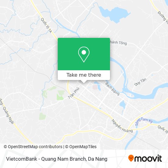 VietcomBank - Quang Nam Branch map