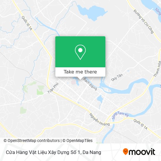 How to get to Cửa Hàng Vật Liệu Xây Dựng Số 1 in Tam Ky by Bus?