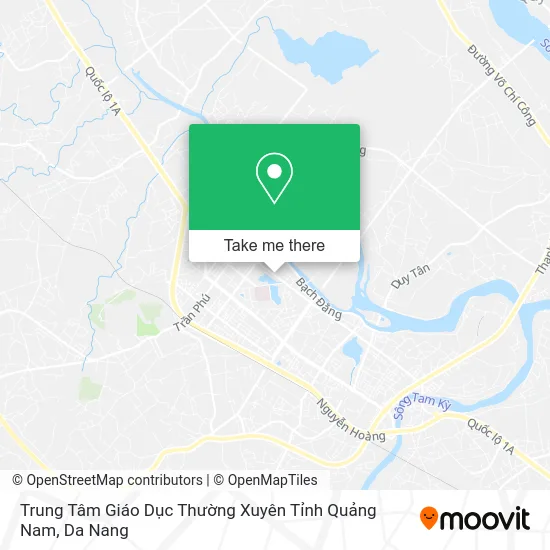 Trung Tâm Giáo Dục Thường Xuyên Tỉnh Quảng Nam map