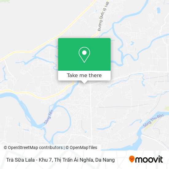 Trà Sữa Lala - Khu 7, Thị Trấn Ái Nghĩa map