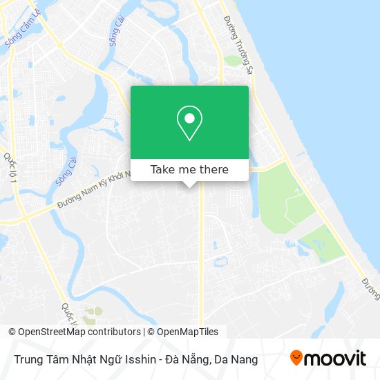 Trung Tâm Nhật Ngữ Isshin - Đà Nẵng map