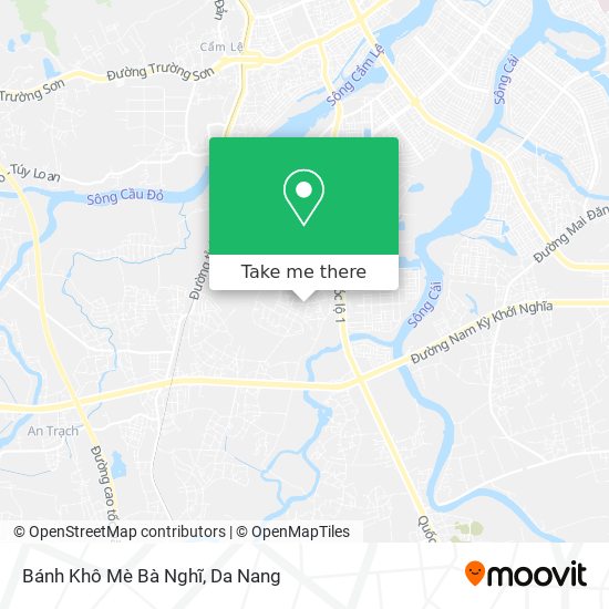Bánh Khô Mè Bà Nghĩ map