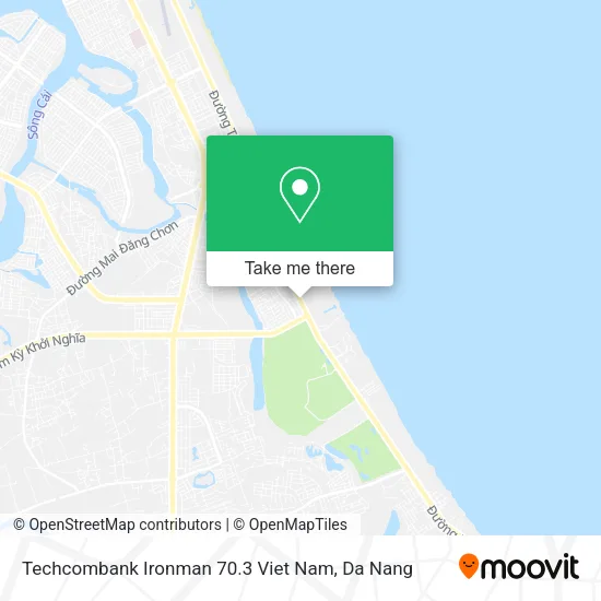 Techcombank Ironman 70.3 Viet Nam map