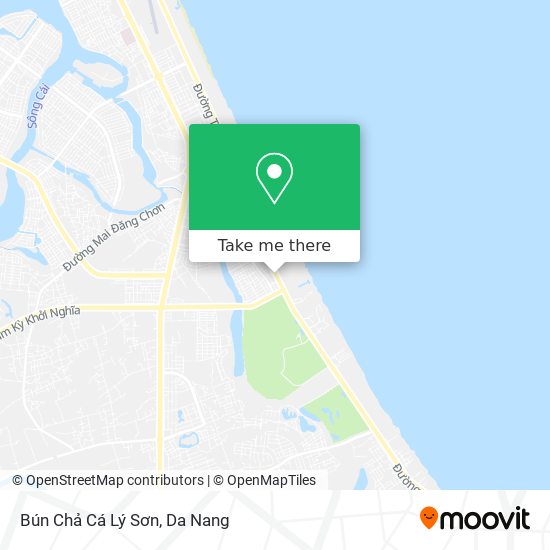 Bún Chả Cá Lý Sơn map