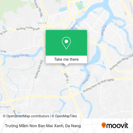 Trường Mầm Non Ban Mai Xanh map