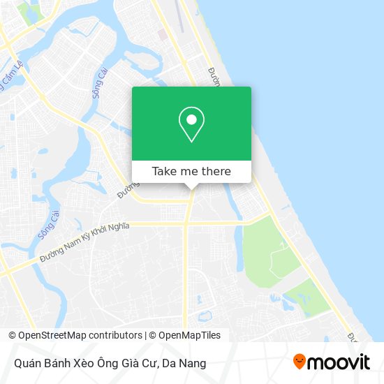 Quán Bánh Xèo Ông Gìà Cư map