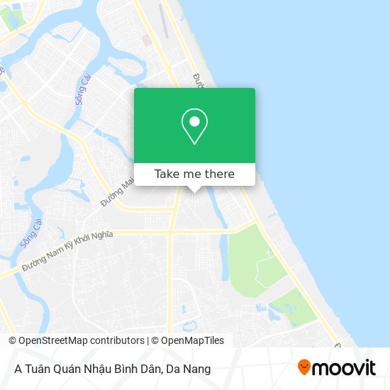 A Tuân Quán Nhậu Bình Dân map