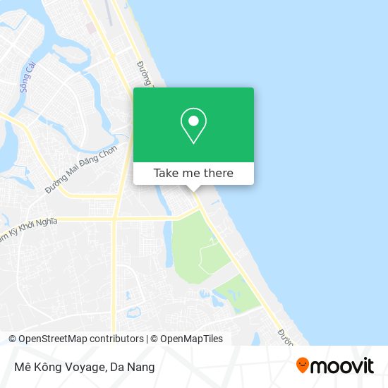 Mê Kông Voyage map