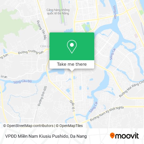 VPĐD Miền Nam Kiusiu Pushido map