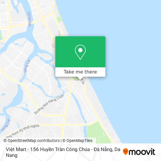 Việt Mart - 156 Huyền Trân Công Chúa - Đà Nẵng map