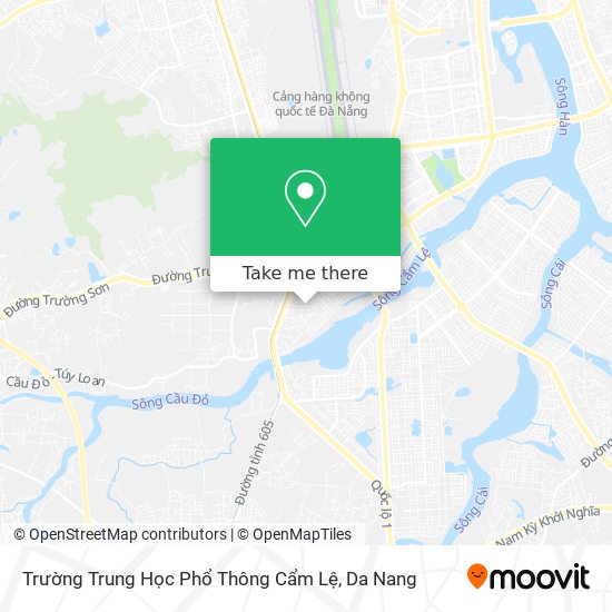Trường Trung Học Phổ Thông Cẩm Lệ map