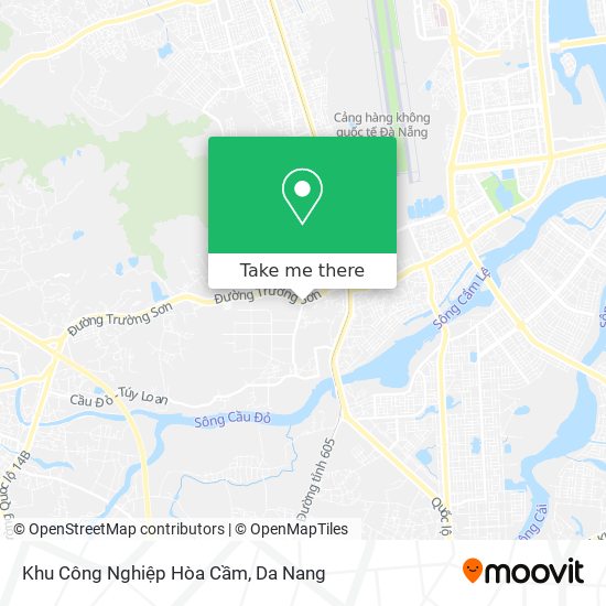 Khu Công Nghiệp Hòa Cầm map