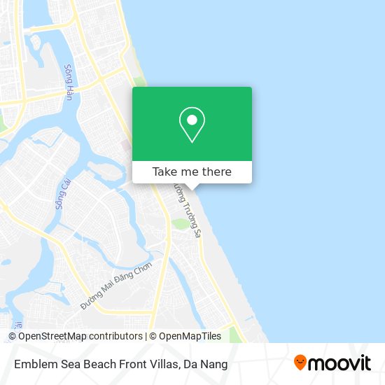 Emblem Sea Beach Front Villas map