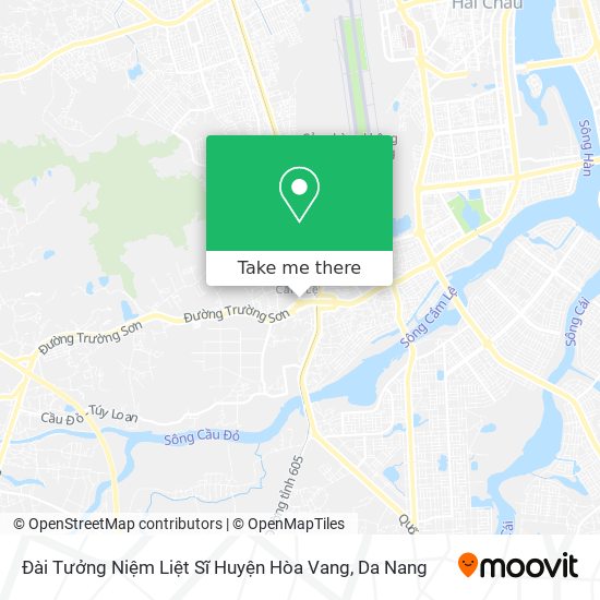 Đài Tưởng Niệm Liệt Sĩ Huyện Hòa Vang map