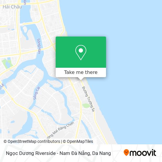 Ngọc Dương Riverside - Nam Đà Nẵng map