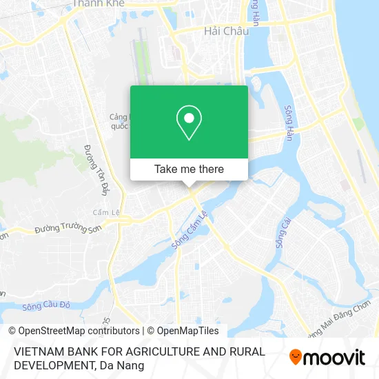 VIETNAM BANK FOR AGRICULTURE AND RURAL DEVELOPMENT map