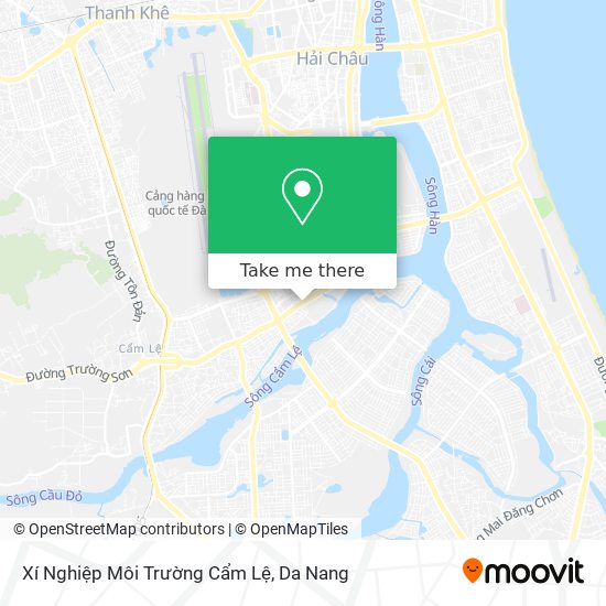 Xí Nghiệp Môi Trường Cẩm Lệ map