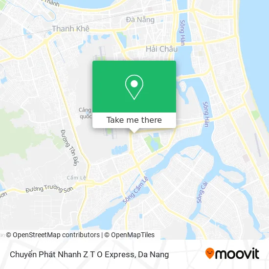 Chuyển Phát Nhanh Z T O Express map
