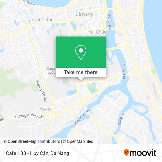 Cafe 133 - Huy Cận map
