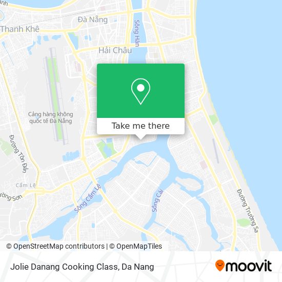 Jolie Danang Cooking Class map
