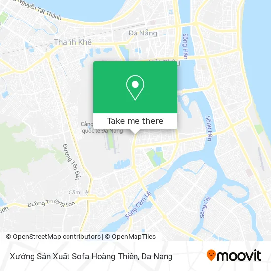 Xưởng Sản Xuất Sofa Hoàng Thiên map