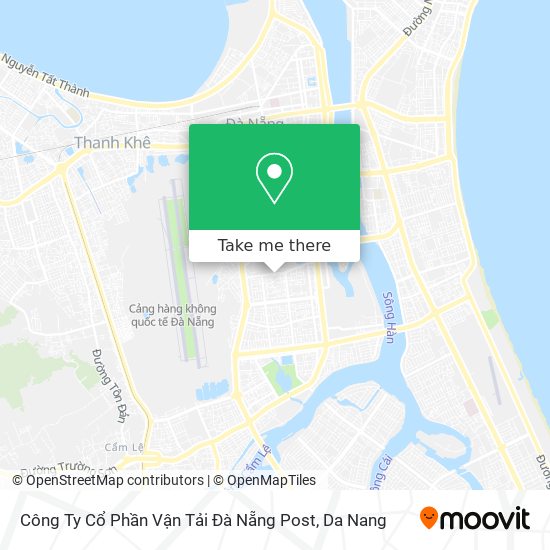 Công Ty Cổ Phần Vận Tải Đà Nẵng Post map