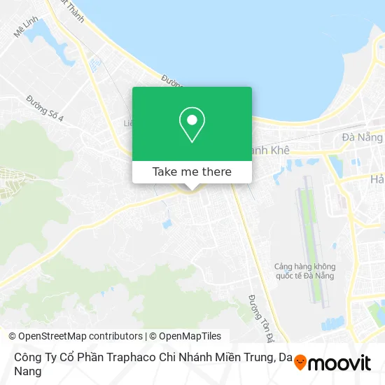 Công Ty Cổ Phần Traphaco Chi Nhánh Miền Trung map